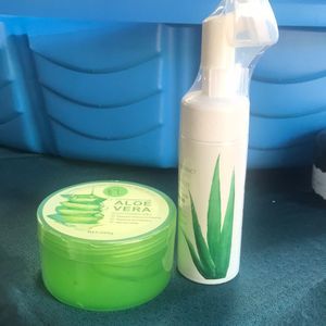 Aloe Vera soothing gel & soothing bubble bundle